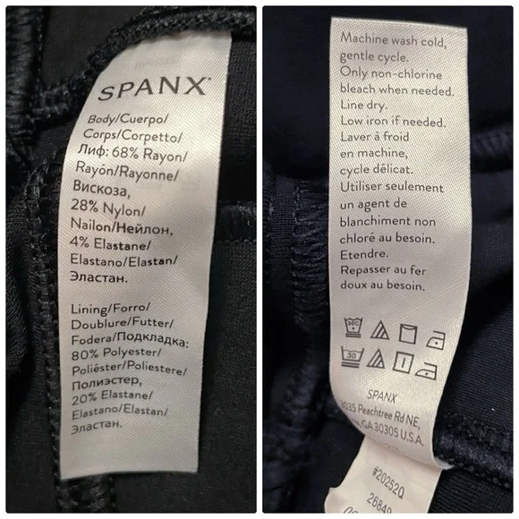 Spanx SPANXsmooth PerfectFit Ponte Flare Pant in Classic Black - Picture 11 of 11